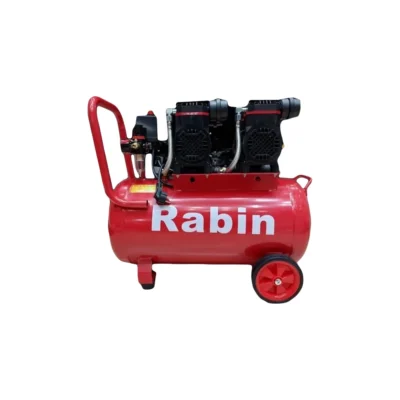 پمپ باد سایلنت رابین 80 لیتری دو سیلندر مدل R2780