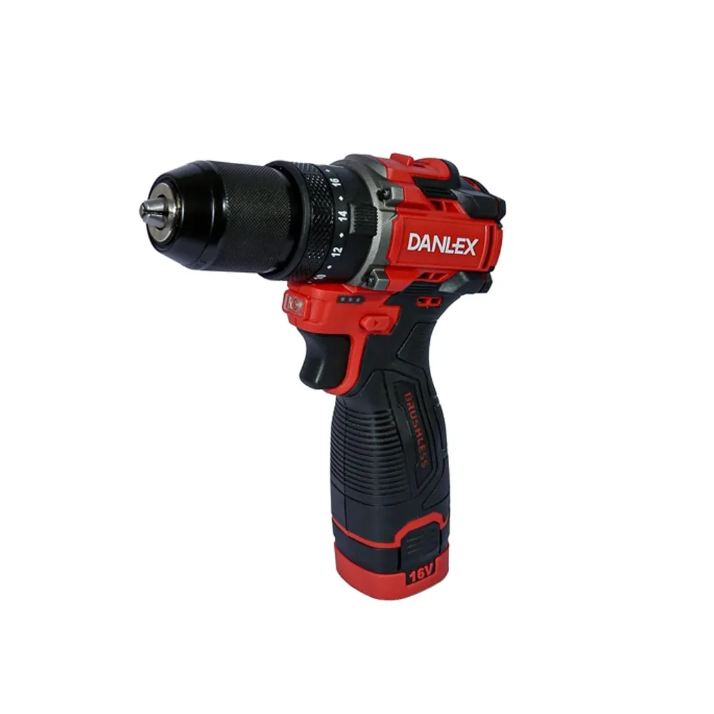 دریل پیچ گوشتی چکشی شارژی دنلکس 16 ولت مدل DX-6316