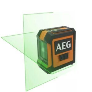 تراز لیزری دو خط آاگ (AEG) مدل CLG220-K | نور سبز با برد ۲۰ متر + پایه آهنربایی