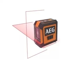 تراز لیزری دو خط آاگ (AEG) مدل CLR215-B | برد ۱۵ متر، دقت ۰.۳mm/m، لیزر قرمز